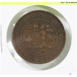 1871 PEI QUEEN VICTORIA LARGE CENT