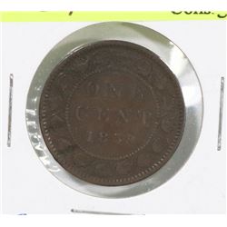 1859 QUEEN VICTORIA LARGE CENT