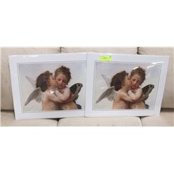 LOT OF 2 ANGEL PRINTS