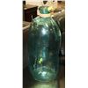 Image 1 : HANDMADE IN SPAIN 30" BLUE VASE BY VIDRIOS SAN