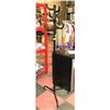 Image 1 : BLACK METAL HEAVY DUTY COAT RACK -