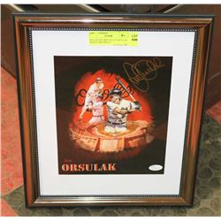 BALTIMORE ORIOLES JOE ORSULAK SIGNED 8X10 PHOTO