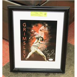 BALTIMORE ORIOLES ROSS GRIMSLEY SIGNED 8X10  PHOTO