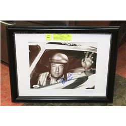 NASCAR LEGEND REX WHITE SIGNED 8X10 PHOTO