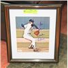 Image 1 : NEW YORK METS ED GLYNN SIGNED PHOTO WITH COA.