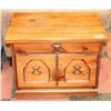 Image 1 : ORNATE WOODEN NIGHTSTAND, (27"X15"X24").