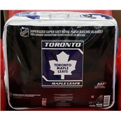 NEW! "TORONTO" ROYAL PLUSH BLANKET(QUEEN)