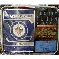 NEW! "WINNIPEG" LUXURY PLUSH BLANKET (QUEEN)