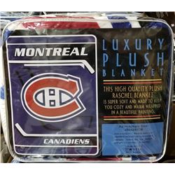 NEW! "MONTREAL" LUXURY PLUSH BLANKET (QUEEN)