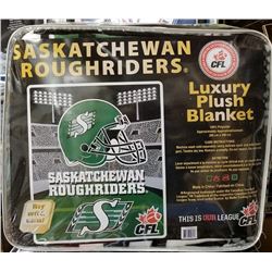 NEW! "SASKATCHEWAN ROUGHRIDERS" LUXURY PLUSH