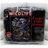 Image 1 : NEW! "WILDLIFE" LUXURY PLUSH BLANKET (QUEEN)