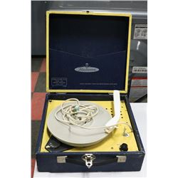 VINTAGE FLEETWOOD RECORD PLAYER MODEL# 602.