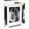 Image 1 : FRAMED ROD PHILLIPS AUTOGRAPHED PHOTO WITH WAYNE