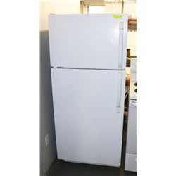 FRIGIDAIRE WHITE FRIDGE. 30"X30"X65".
