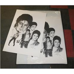 FLAT OF ASSORTED MICHAEL JACKSON PRINTS