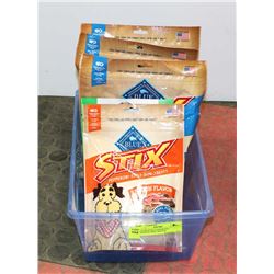 BLUE BUFFALO ASSORTED SUPERSIZE DOG TREATS.