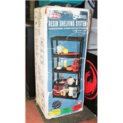 5 TIER RESIN SHELVING