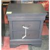 Image 1 : GREY 2 DRAWER NIGHT STAND