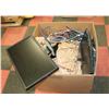 Image 1 : XL BOX FILLED WITH MONITORS, COMPUTER ACCESSORIES