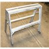 Image 1 : ALUMINUM 2FT WORKHORSE STEPS/SAW HORSE.