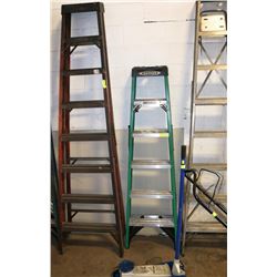 WERNER 6FT FIBERGLASS LADDER.