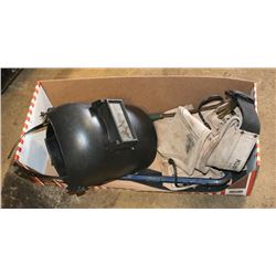 ESTATE FLAT OF TOOLS INCL TOOL BELT, WELDING MASK,