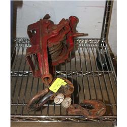 LARGE CABLE COME-A-LONG.