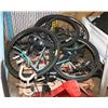 Image 1 : PALLET OF BIKE FRAMES, PARTS & TIRES.