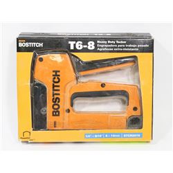 NEW BOSTITCH T6-8 HEAVY DUTY TACKER 1/4"-9/16"