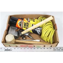 ESTATE AUTOBODY/GARAGE TIRE TOOL & ACCESSORY LOT