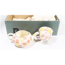 6PC ROYAL WINTON GRIMWADES TEA SET - LID WAS