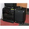 Image 1 : SONY STEREO W/ DUAL CASSETTE DECK AND CD CHANGER.
