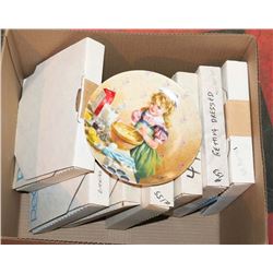 LOT OF 7 COLLECTOR PLATES FEATURING YOUNG GIRL