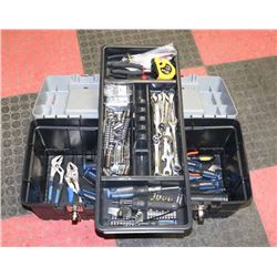 LARGE TOOLBOX FULL OF UNUSED TOOLS.
