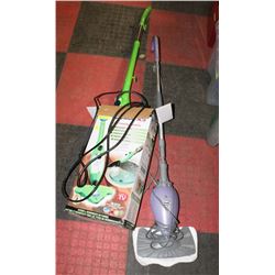 LOT OF 2 PLUG IN ELECTRIC CLEANING MOPS