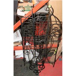 GROUP OF 2 METAL DISPLAY RACKS