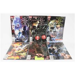 LOT OF 6 ASSORTED X-FILES COMICS, TOPPS COMICS