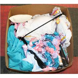 BOX W/NEW DANCEWEAR ACCESSORIES - HAIR