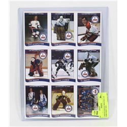 LIMITED EDITION WHA HALL OF FAME SHEET 2010.