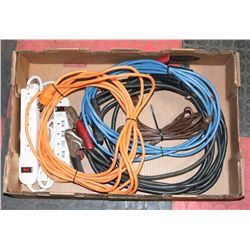 LARGE FLAT WITH BOOSTER CABLES,