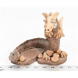 HANDMADE CLAY DRAGON FIGURINE WINDRIDGER