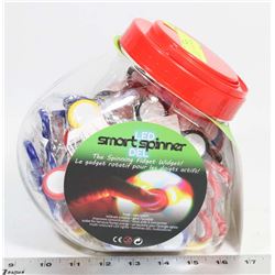 LOT OF 40 LED SMART SPINNERS, NEW IN BOX