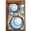 Image 1 : BOX WITH BLUE DENBY ENGLAND STONEWARE DISHES