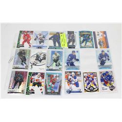 LOT OF HOCKEY CARDS INCLUDING CLEAR CUT,ROOKIE,