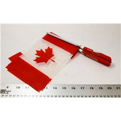 LOT OF 30 EXTENDABLE CANADA FLAGS