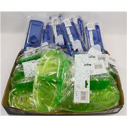 FLAT OF SOAP HOLDERS AND TOWEL HOLDERS