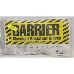 NEW BARRIER CHEMICAL RESISTANT GLOVES.