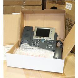 BOX OF VARIOUS IP AND TELECOM PHONES AS THEY COME