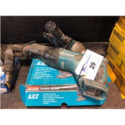 MAKITA CORDLESS JIGSAW, SAWZALL & CORDED DRILL