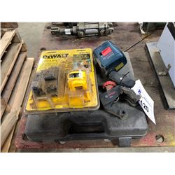 BOSCH GLL2 LASER LEVEL, DEWALT MITRE SAW LASER SYSTEM & ITC HEAT GUN